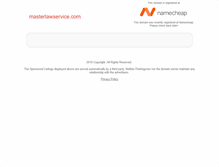 Tablet Screenshot of masterlawservice.com